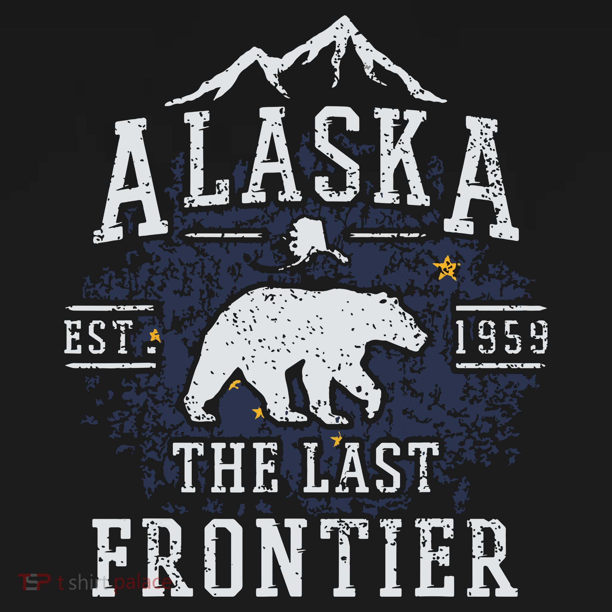 Alaska The Last Frontier Shirts Adventure Alaskan Home Gift Toddler T-Shirt