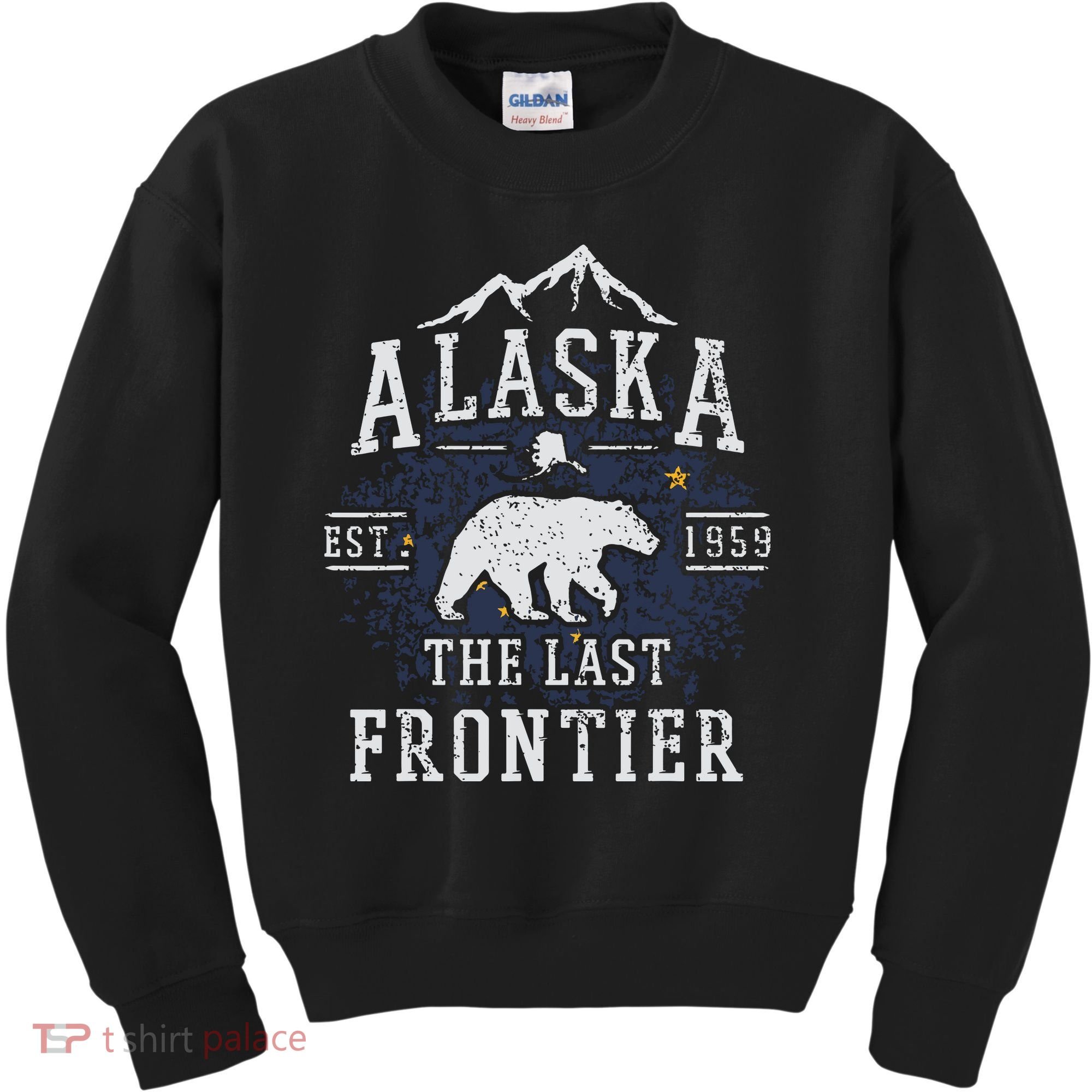 Alaska The Last Frontier Shirts Adventure Alaskan Home Gift Kids Sweatshirt