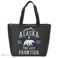 Alaska The Last Frontier Shirts Adventure Alaskan Home Gift Tote Bag thumb 0