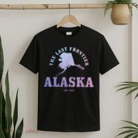 Alaska The Last Frontier State Map Est 1959 Vintage T-Shirt thumb 2
