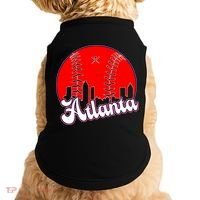Atlanta Baseball ATL Skyline Doggie Tank thumb 0