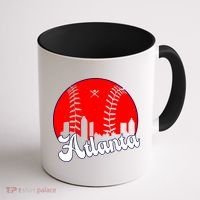 Atlanta Baseball ATL Skyline Coffee Mug thumb 1