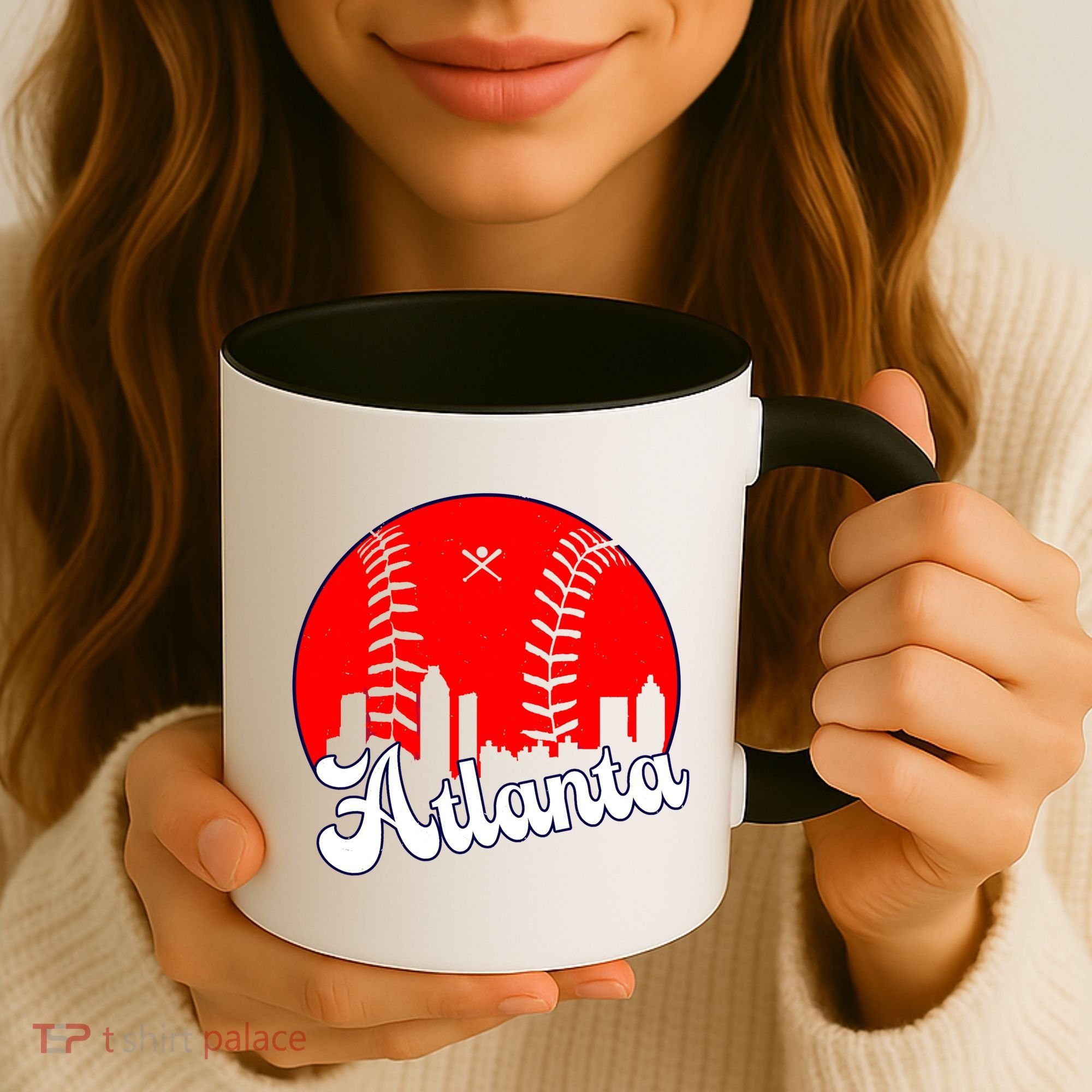 Atlanta Baseball ATL Skyline Coffee Mug