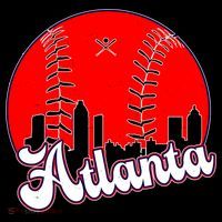 Atlanta Baseball ATL Skyline Women's Hoodie thumb 2