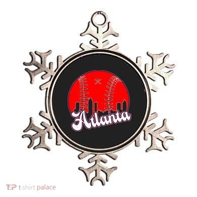 Atlanta Baseball ATL Skyline Ornament
