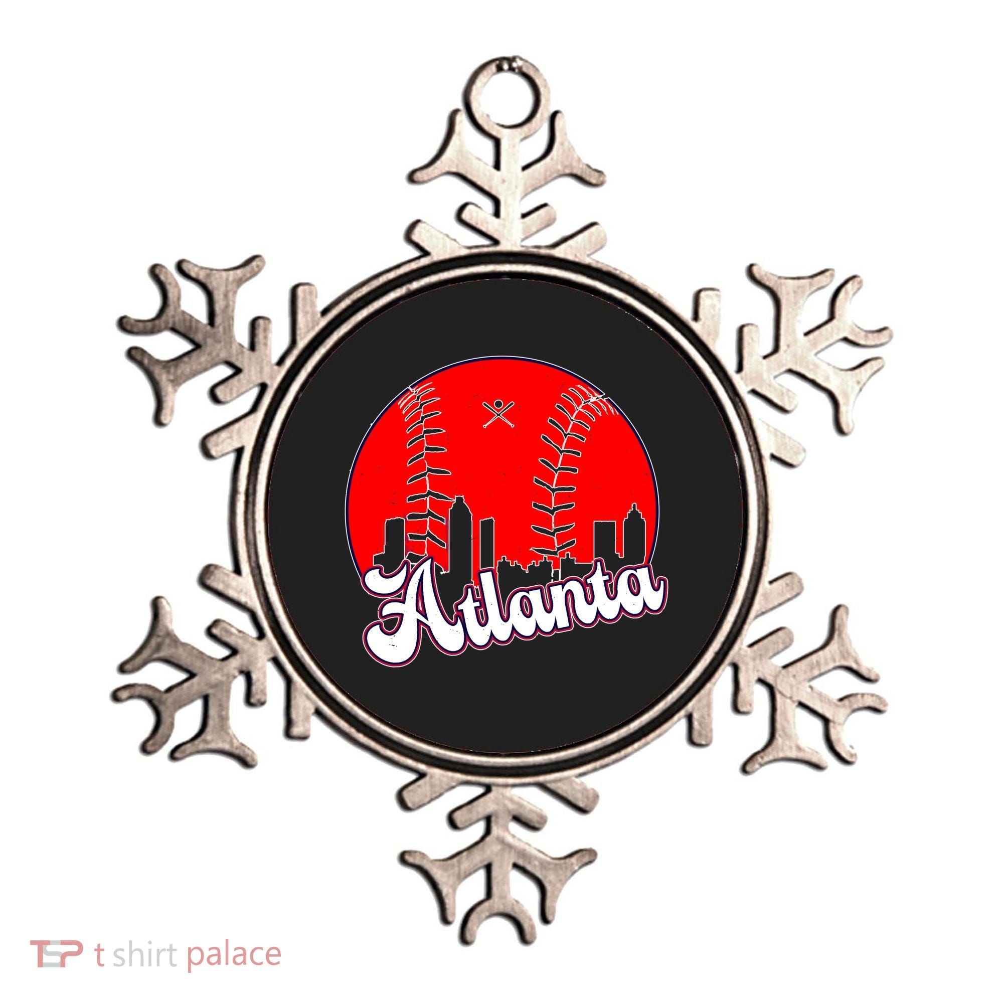 Atlanta Baseball ATL Skyline Ornament