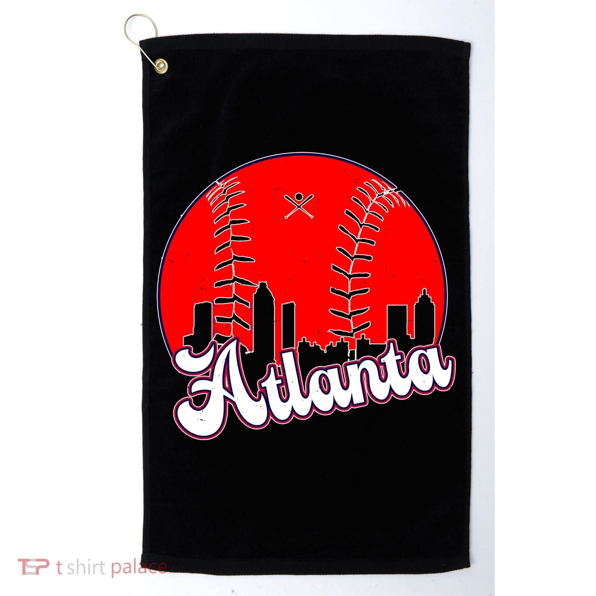 Atlanta Baseball ATL Skyline Golf Towel