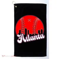 Atlanta Baseball ATL Skyline Golf Towel thumb 0