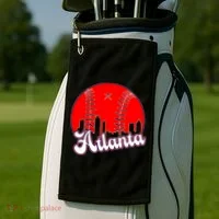 Atlanta Baseball ATL Skyline Golf Towel thumb 2