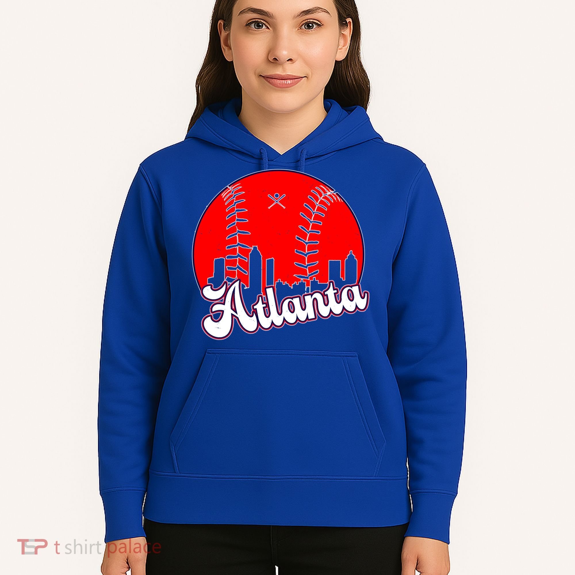 Atlanta Baseball ATL Skyline Hoodie
