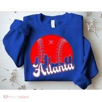 Atlanta Baseball ATL Skyline Sweatshirt thumb 2