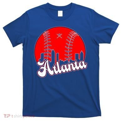 Atlanta Baseball ATL Skyline T-Shirt
