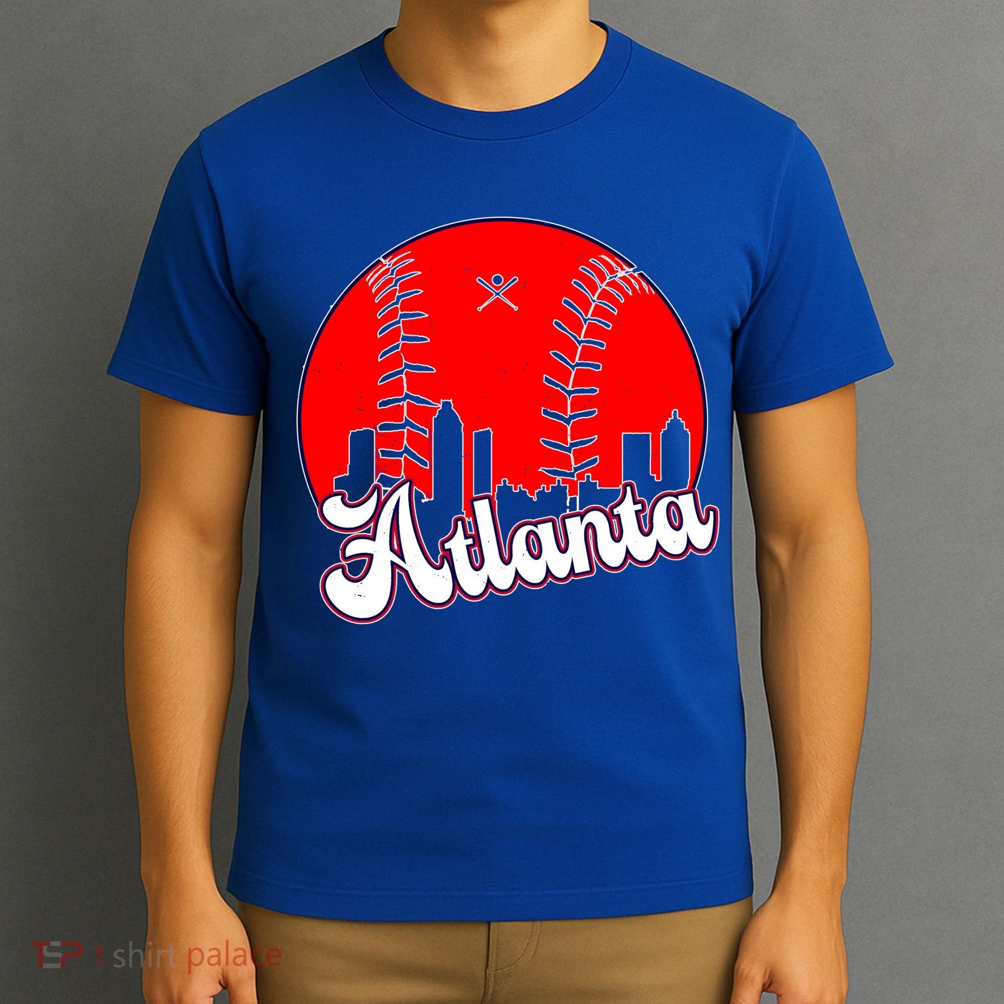 Atlanta Baseball ATL Skyline T-Shirt