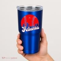 Atlanta Baseball ATL Skyline Tumbler thumb 2