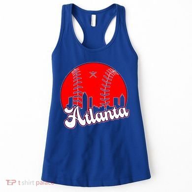 Atlanta Baseball ATL Skyline Women's Tank Top