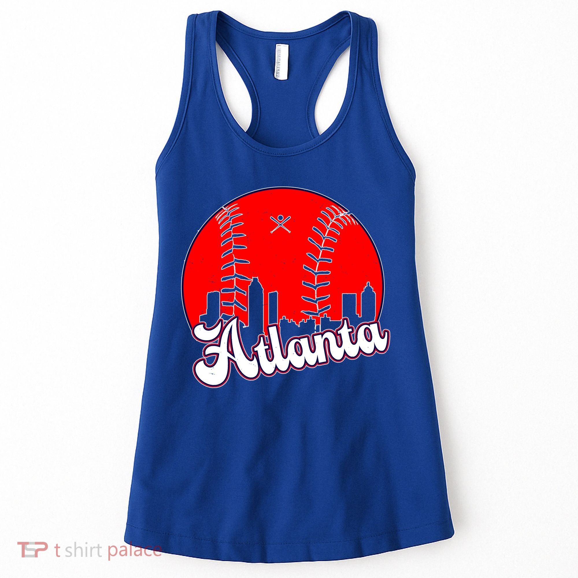 Atlanta Baseball ATL Skyline Women's Tank Top