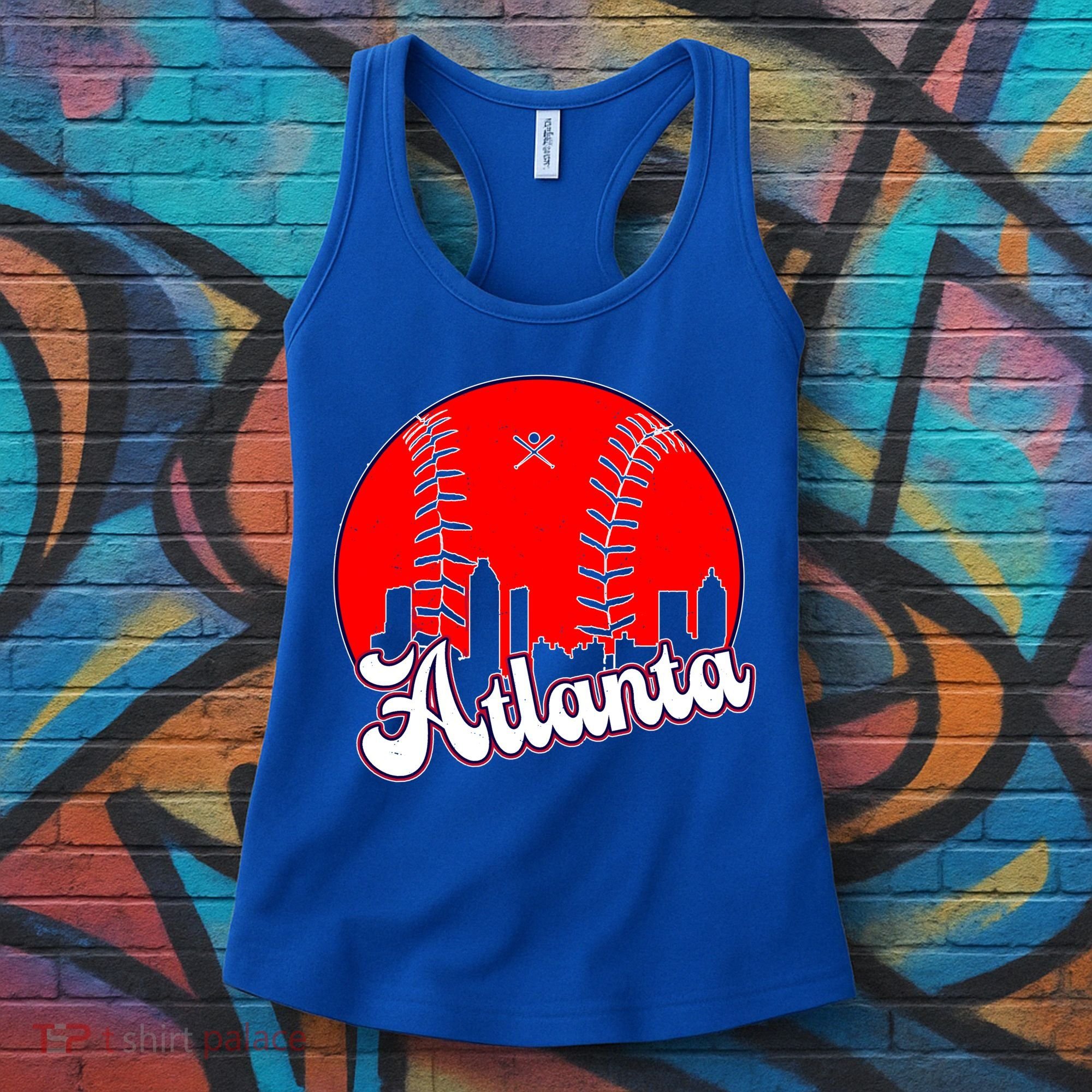 Atlanta Baseball ATL Skyline Women's Tank Top