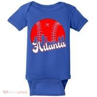 Atlanta Baseball ATL Skyline Baby Bodysuit thumb 0
