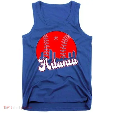 Atlanta Baseball ATL Skyline Tank Top