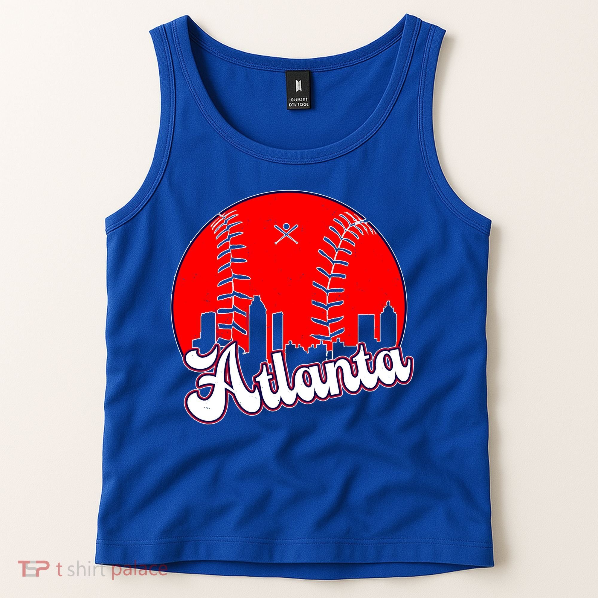 Atlanta Baseball ATL Skyline Tank Top
