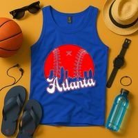 Atlanta Baseball ATL Skyline Tank Top thumb 4