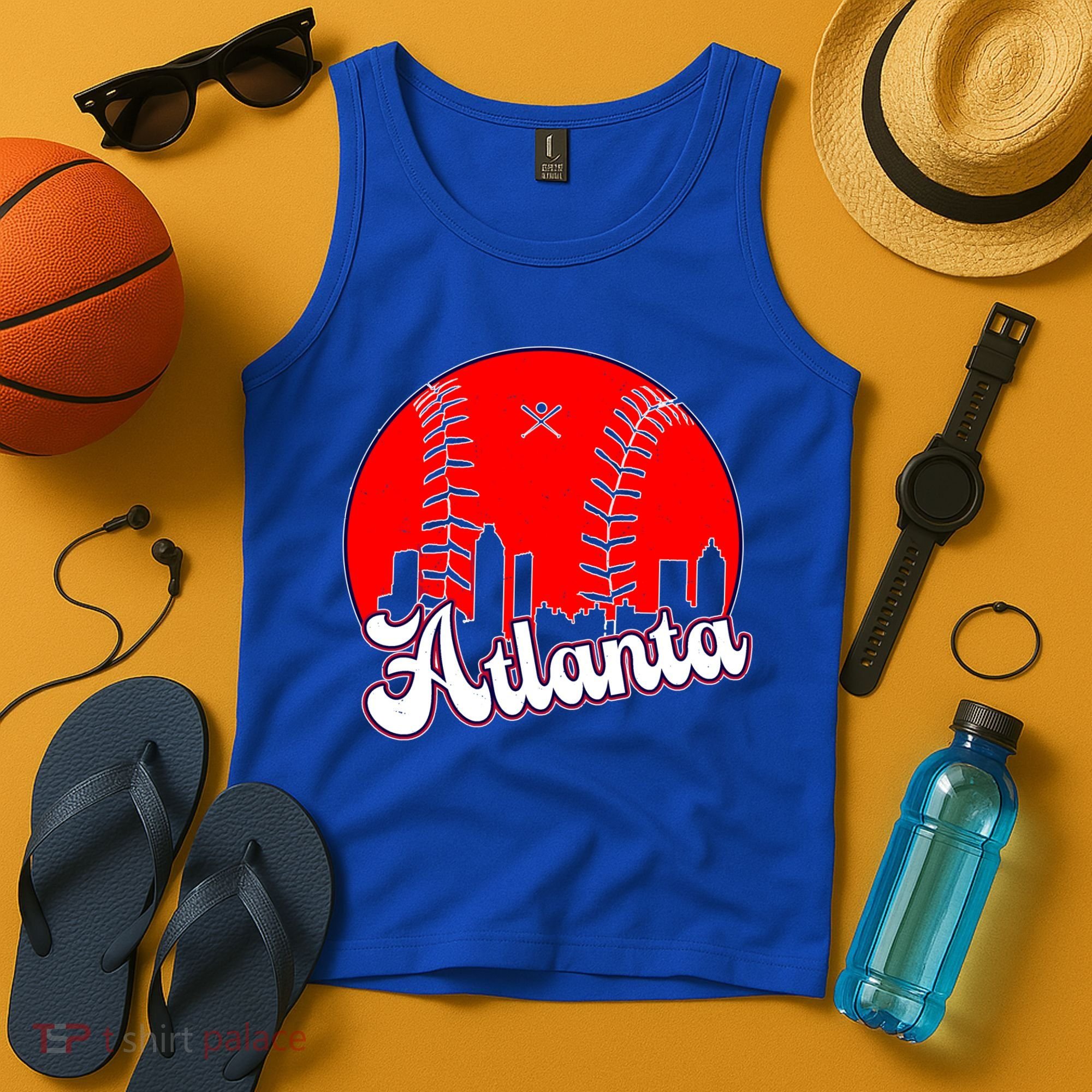 Atlanta Baseball ATL Skyline Tank Top