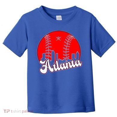 Atlanta Baseball ATL Skyline Toddler T-Shirt