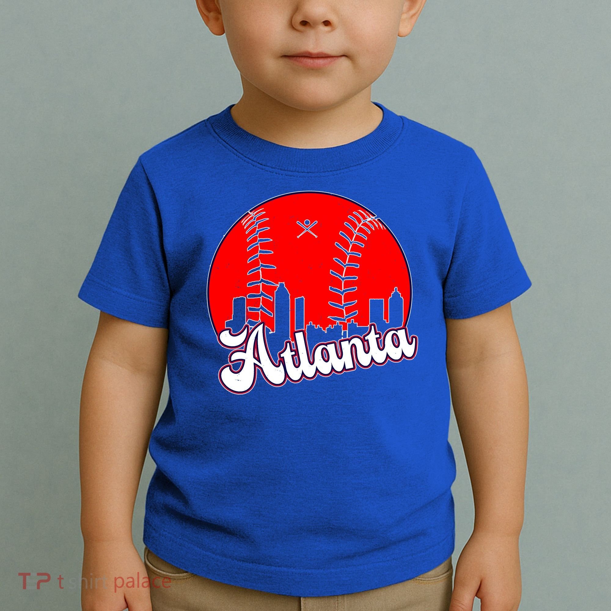 Atlanta Baseball ATL Skyline Toddler T-Shirt