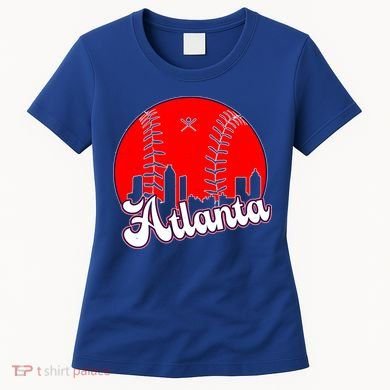 Atlanta Baseball ATL Skyline Women's T-Shirt
