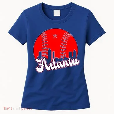 Atlanta Baseball ATL Skyline Women's T-Shirt