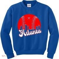 Atlanta Baseball ATL Skyline Kids Sweatshirt thumb 0