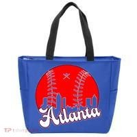 Atlanta Baseball ATL Skyline Tote Bag thumb 0