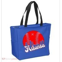 Atlanta Baseball ATL Skyline Tote Bag thumb 2
