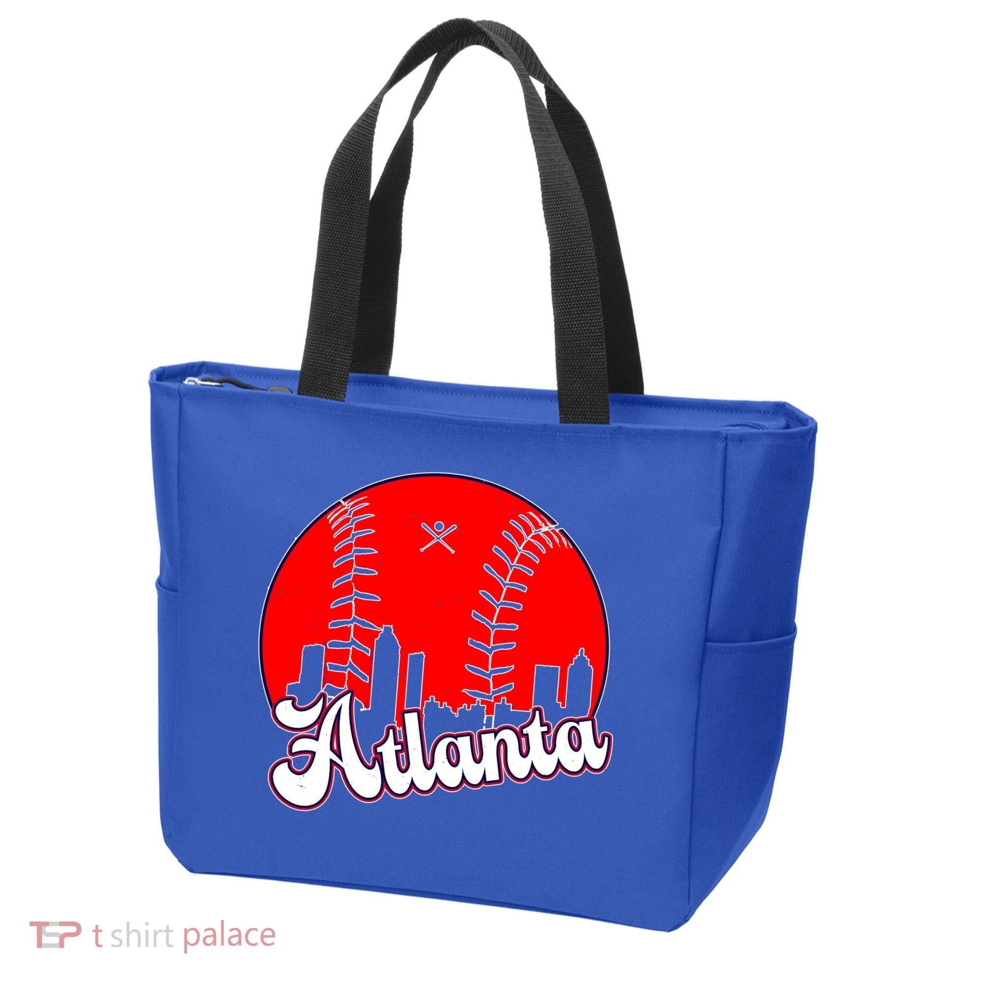 Atlanta Baseball ATL Skyline Tote Bag