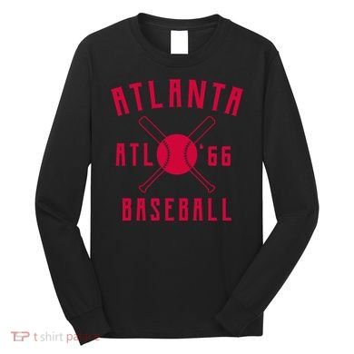 Atlanta Baseball Team Long Sleeve Shirt