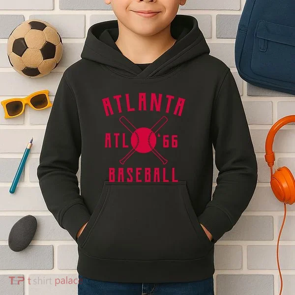 Atlanta Baseball Team Kids Hoodie