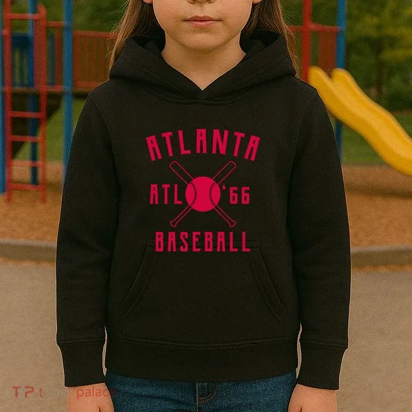 Atlanta Baseball Team Kids Hoodie