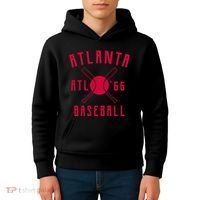 Atlanta Baseball Team Kids Hoodie thumb 4