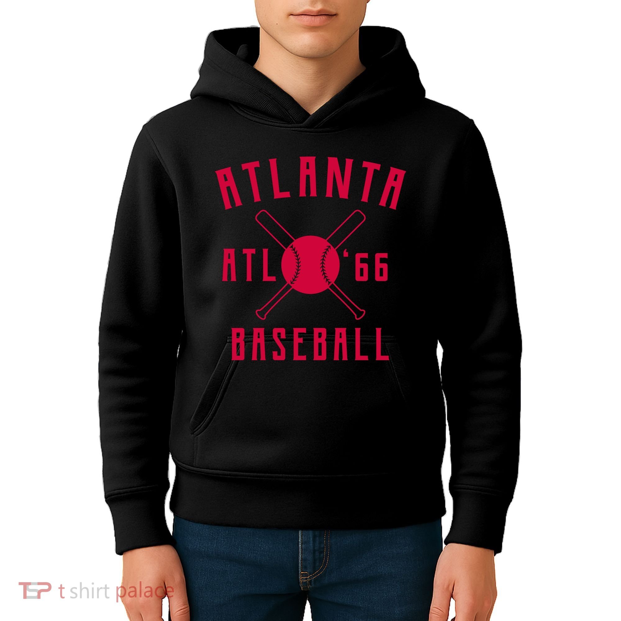 Atlanta Baseball Team Kids Hoodie