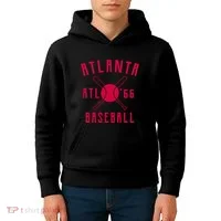 Atlanta Baseball Team Kids Hoodie thumb 4