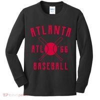 Atlanta Baseball Team Kids Long Sleeve Shirt thumb 0