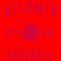 Atlanta Baseball Team Santa Hat thumb 1