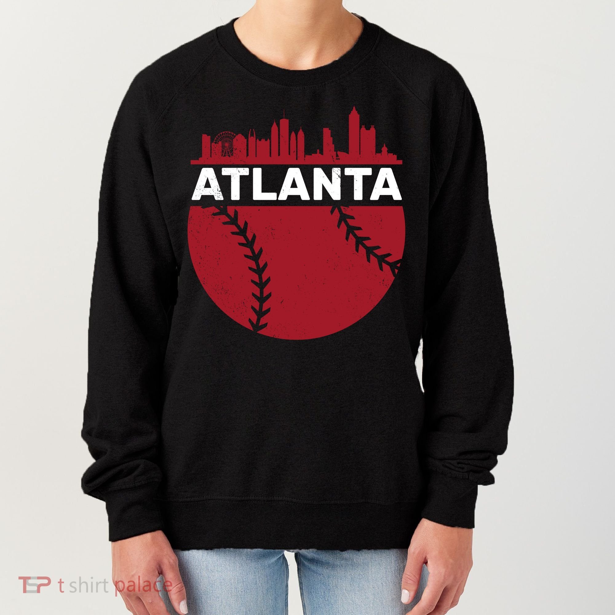 Atlanta Fan Baseball City Women's Sweatshirt