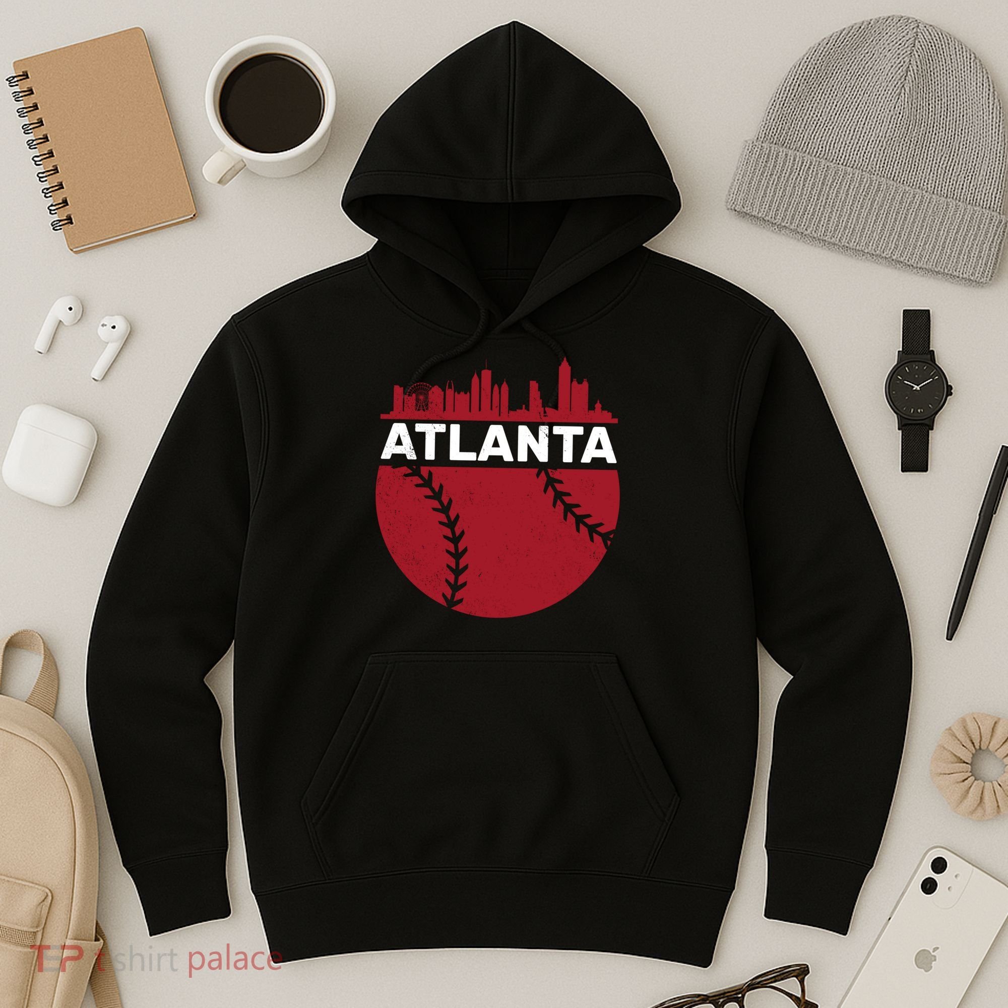 Atlanta Fan Baseball City Hoodie