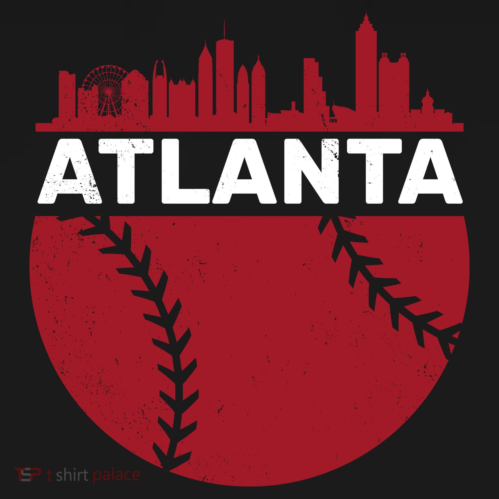 Atlanta Fan Baseball City Mousepad