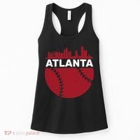 Atlanta Fan Baseball City Women's Tank Top thumb 0