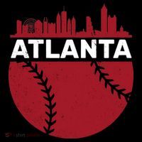 Atlanta Fan Baseball City Women's Tank Top thumb 5