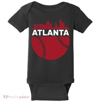 Atlanta Fan Baseball City Baby Bodysuit