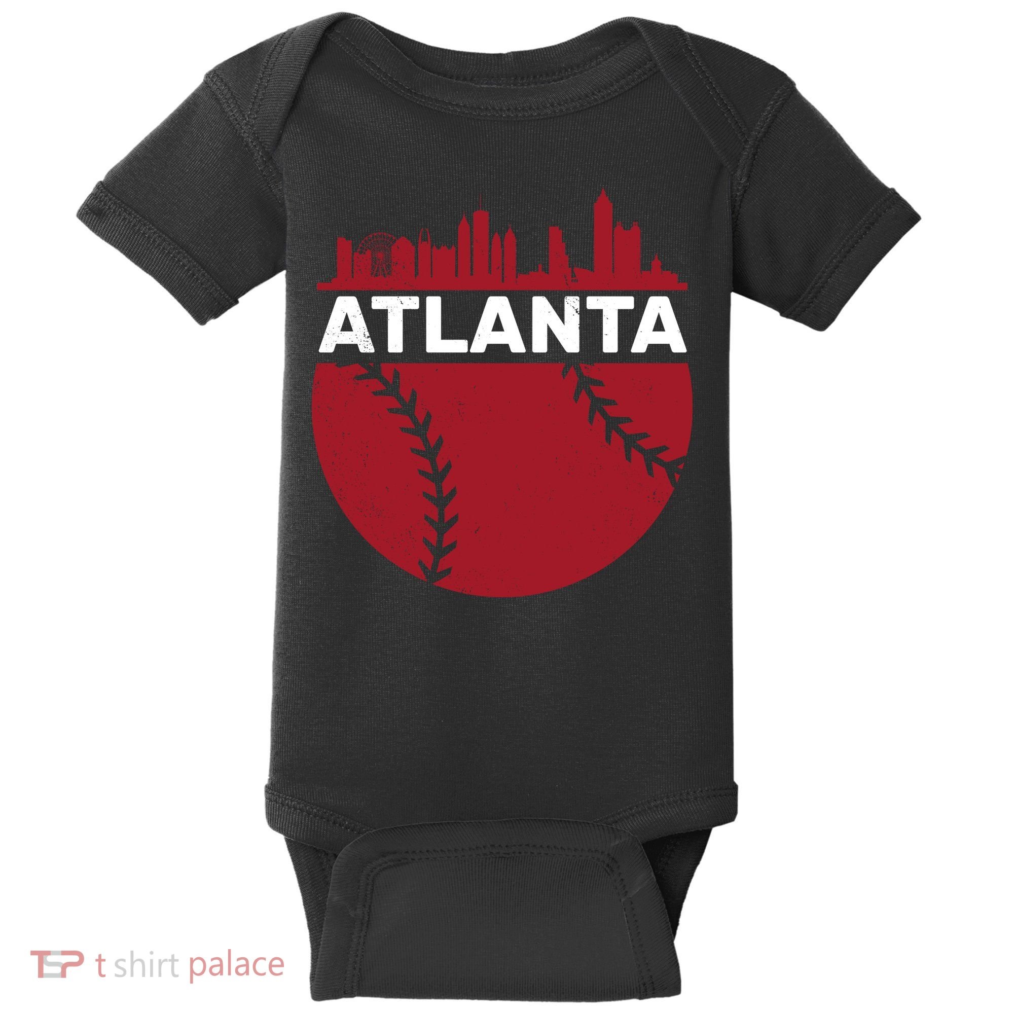 Atlanta Fan Baseball City Baby Bodysuit