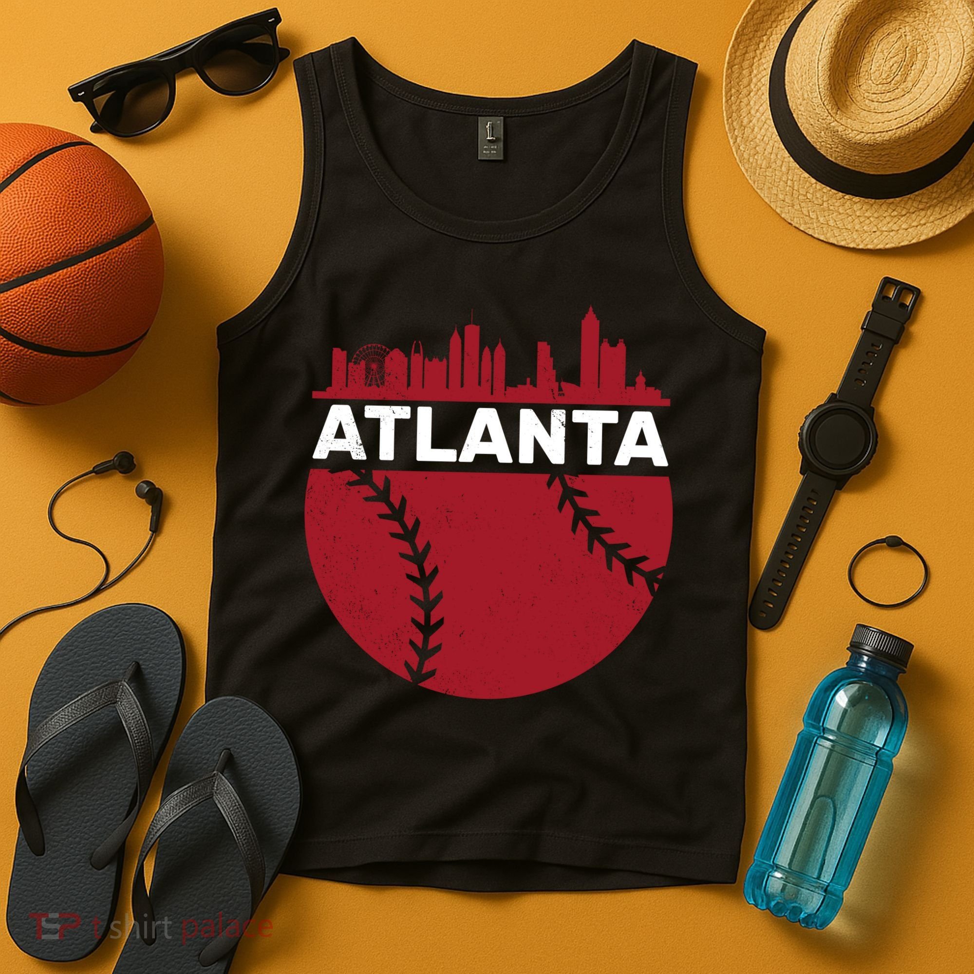 Atlanta Fan Baseball City Tank Top